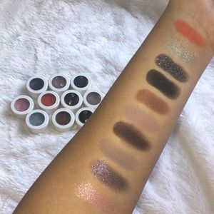 Ten ColourPop Eyeshadows in Various Shades